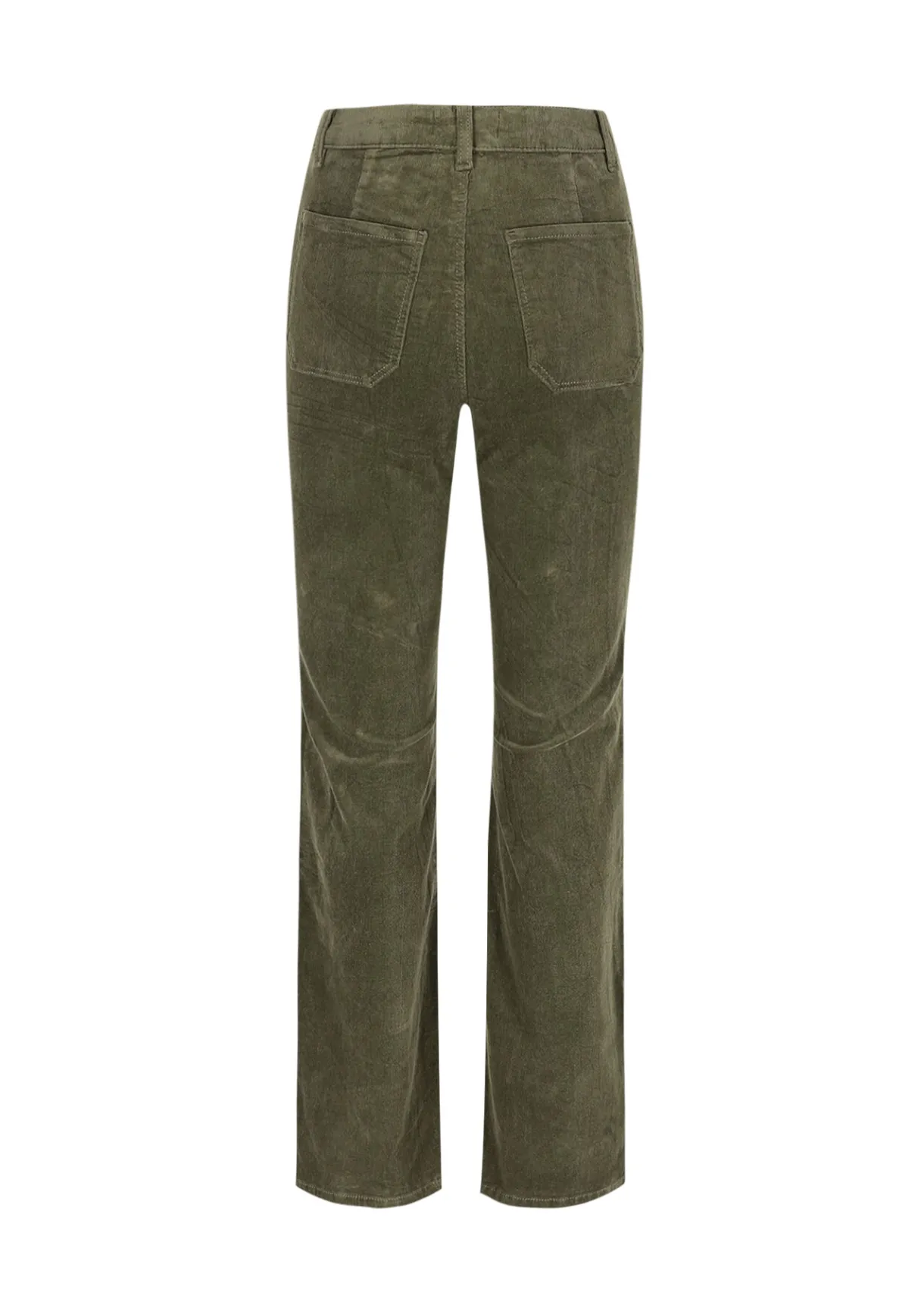 LolaLiza Bootcut ribfluwelen broek met zakken- Broeken