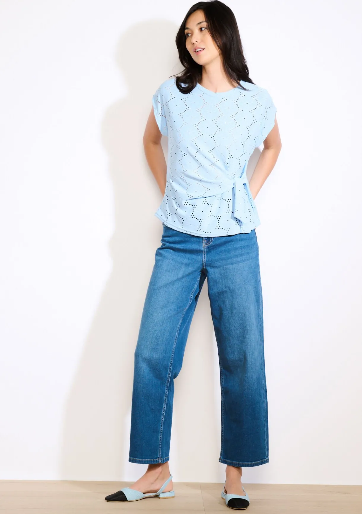 LolaLiza Geborduurde knooptop- Tops En T-Shirts