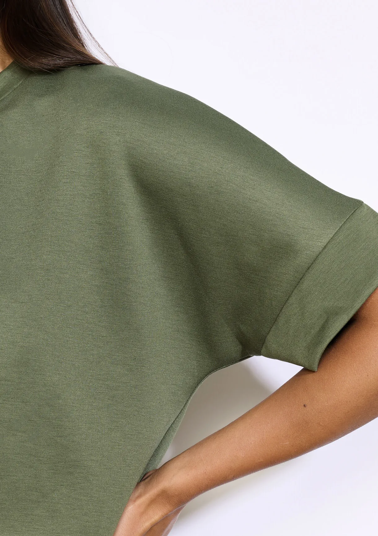 LolaLiza Losvallend jersey T-shirt- Tops En T-Shirts|Loungewear