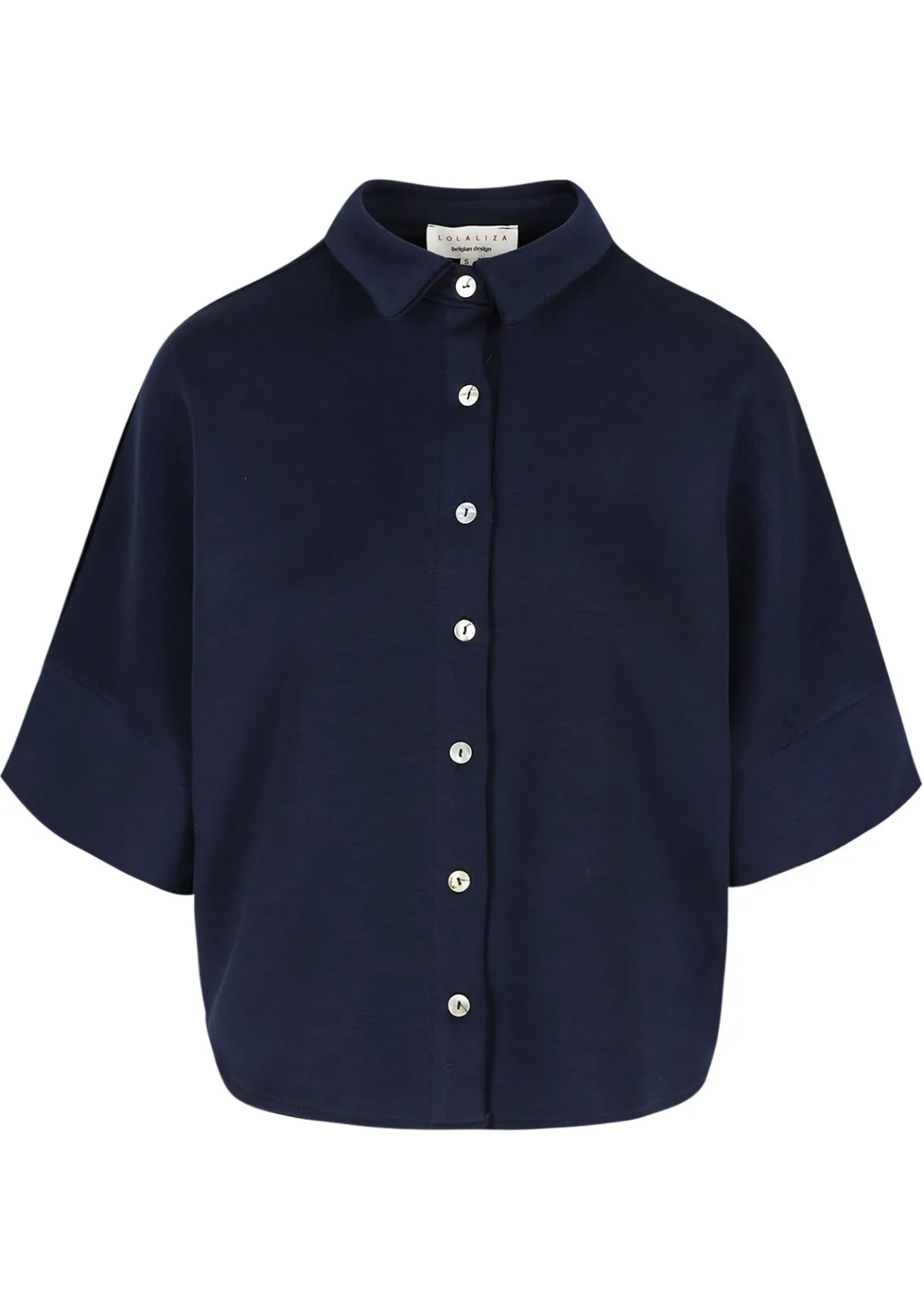 LolaLiza Losvallend overhemd met korte mouwen- Tops En T-Shirts