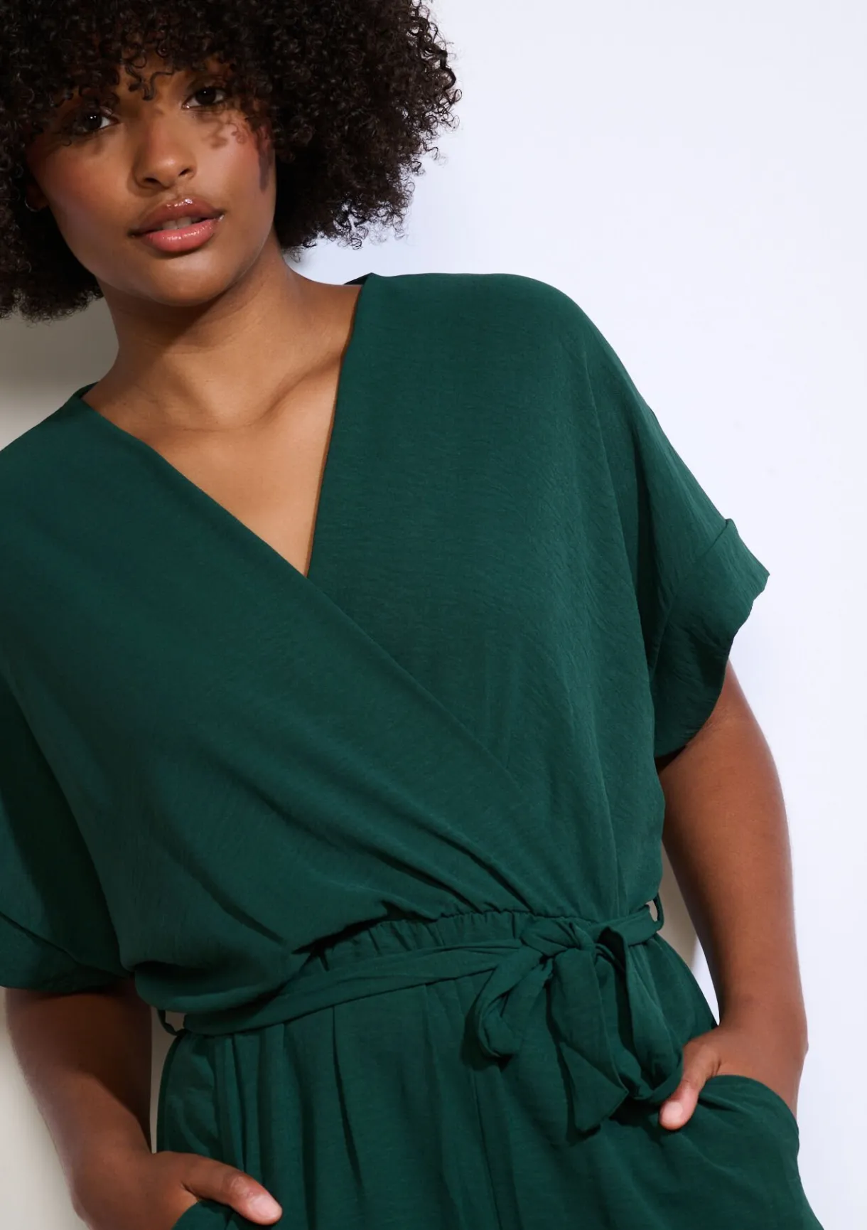 LolaLiza Losvallende wikkel jumpsuit- Jumpsuits