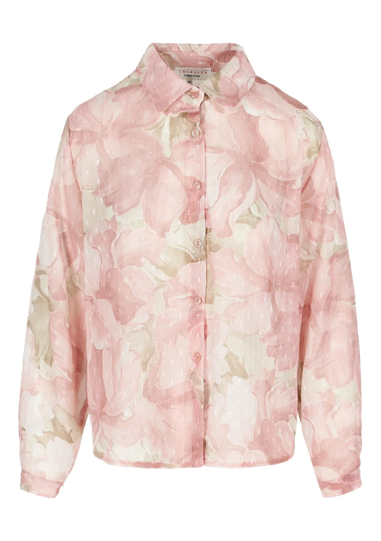LolaLiza Luchtige bloemenblouse- Blouses En Hemden