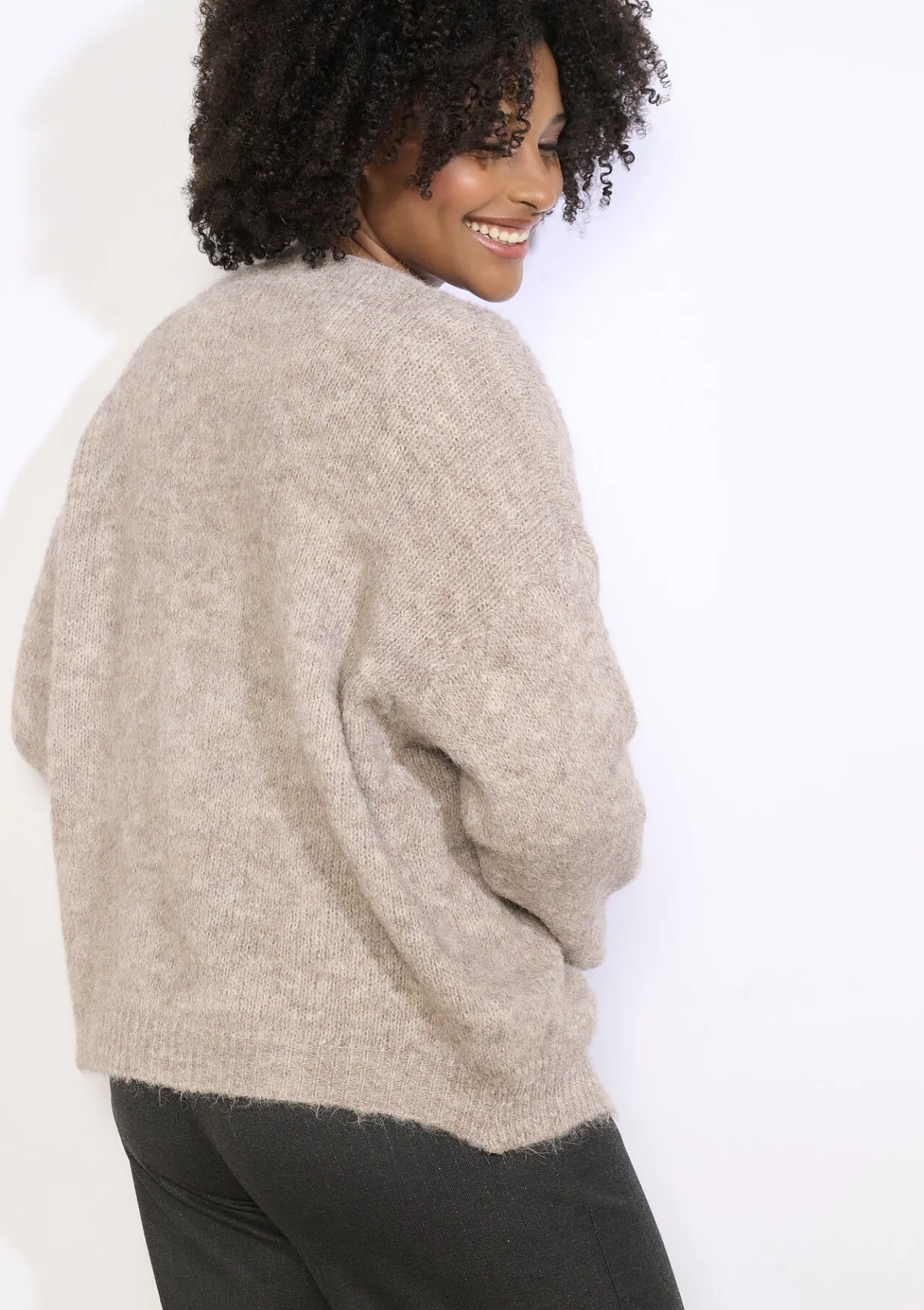 LolaLiza Open gebreid vest- Truien En Cardigans