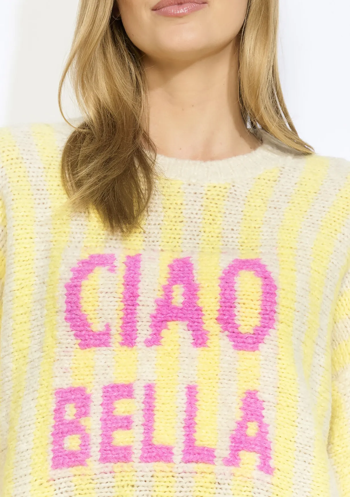 LolaLiza Oversized "Ciao Bella" trui- Truien En Cardigans