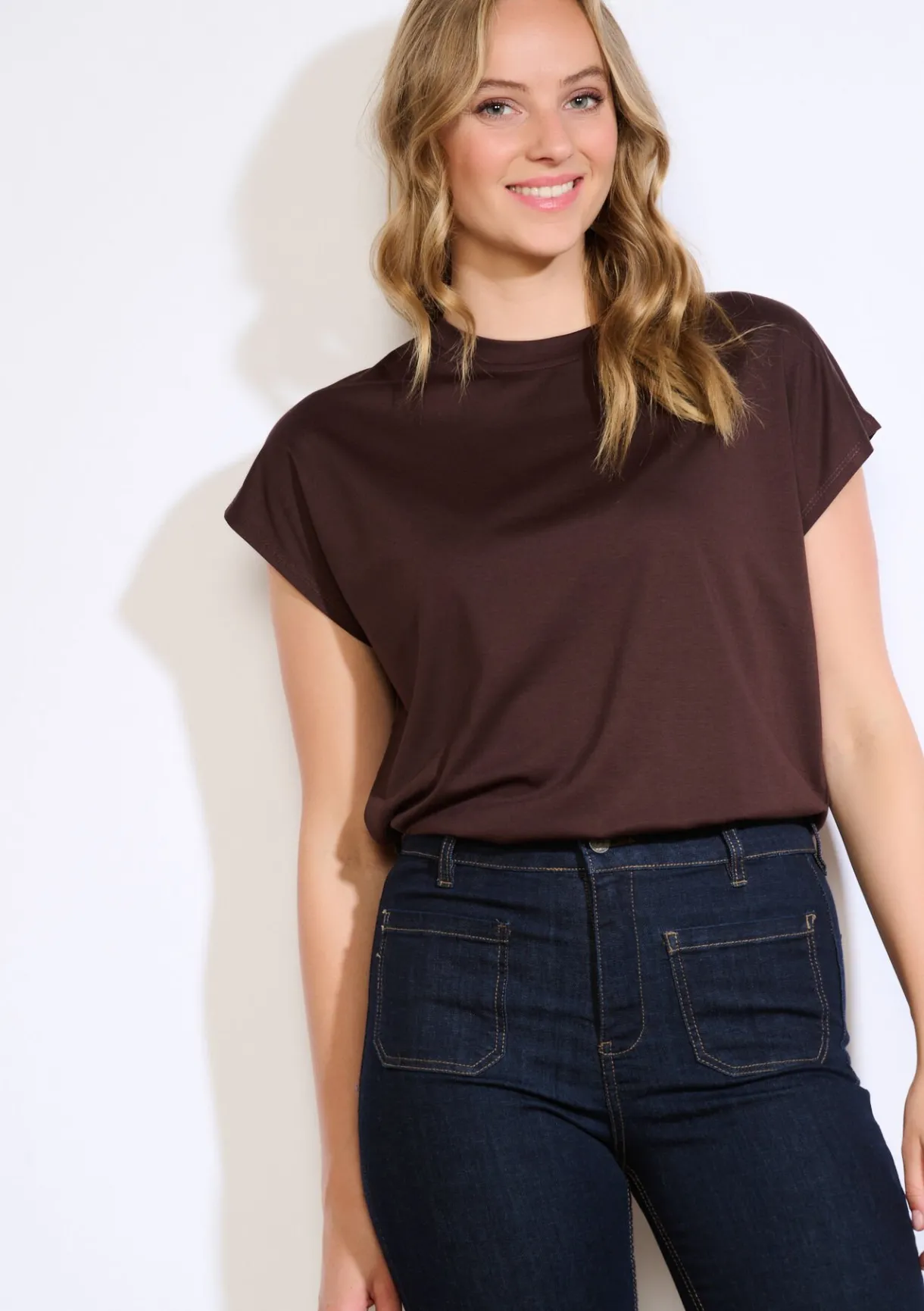 LolaLiza T-shirt met kapmouwen- Tops En T-Shirts
