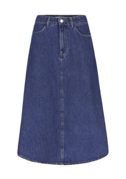 LolaLiza Uitlopende midi-jeansrok- Rokken