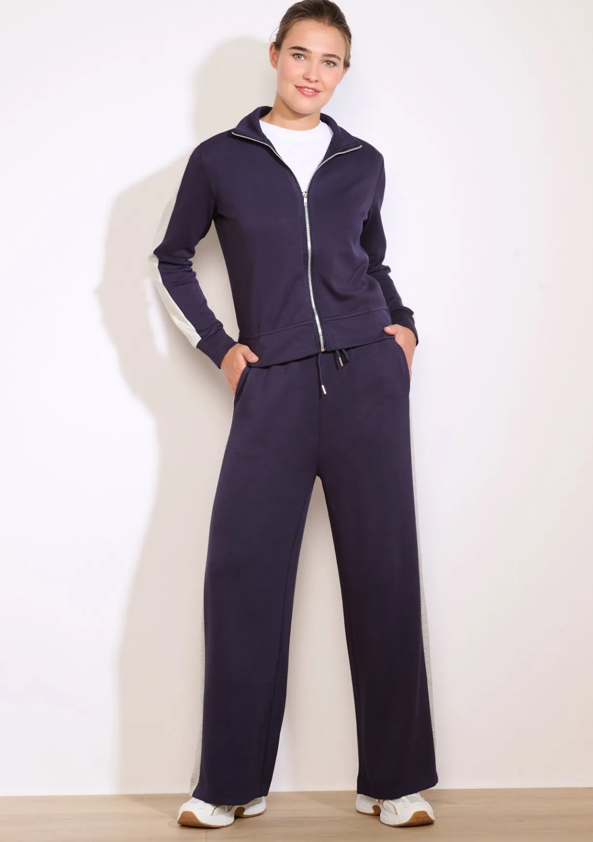 LolaLiza Vest met contrasterende strepen- Sweats|Loungewear