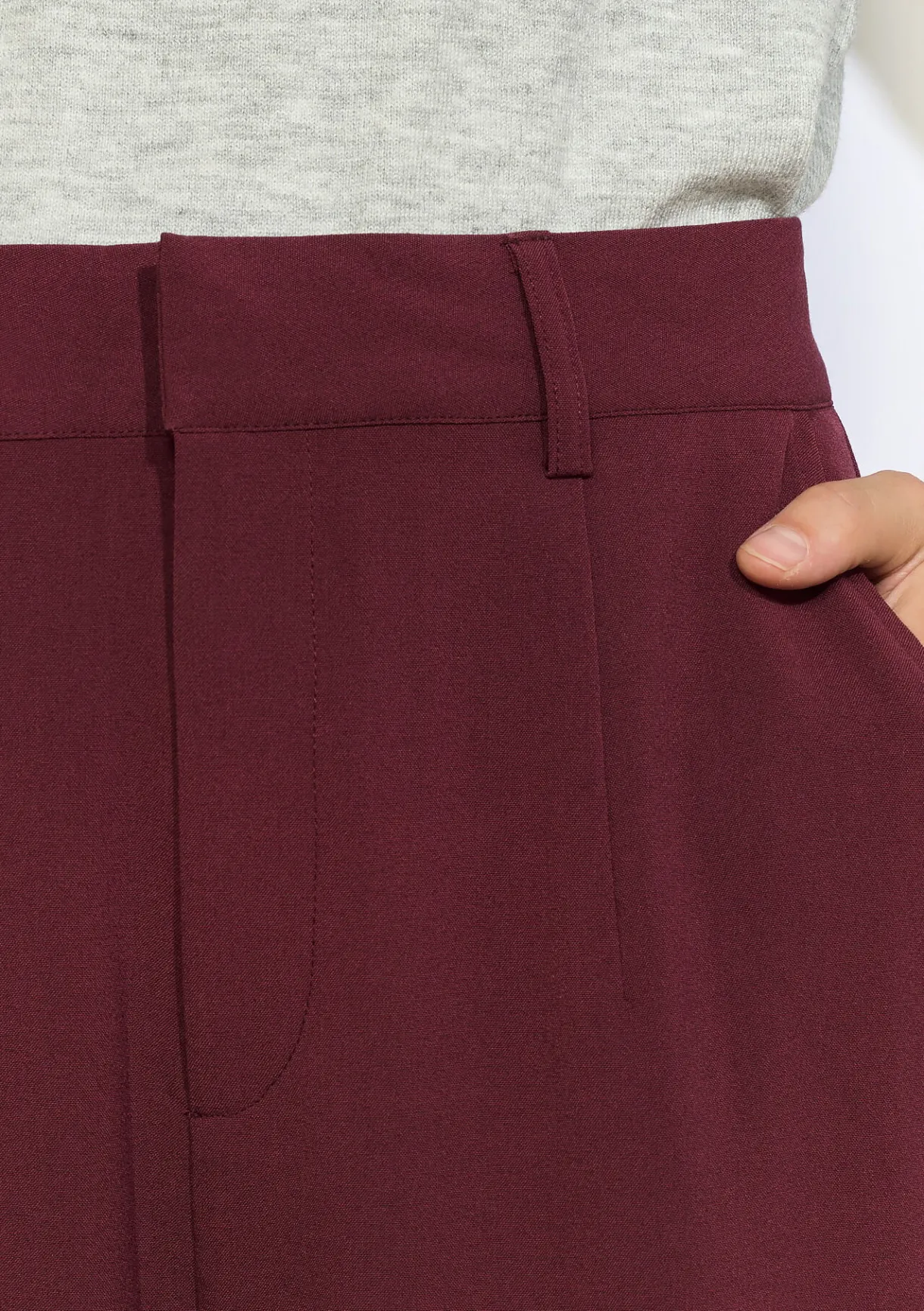 LolaLiza Vloeiende broek met hoge taille- Broeken