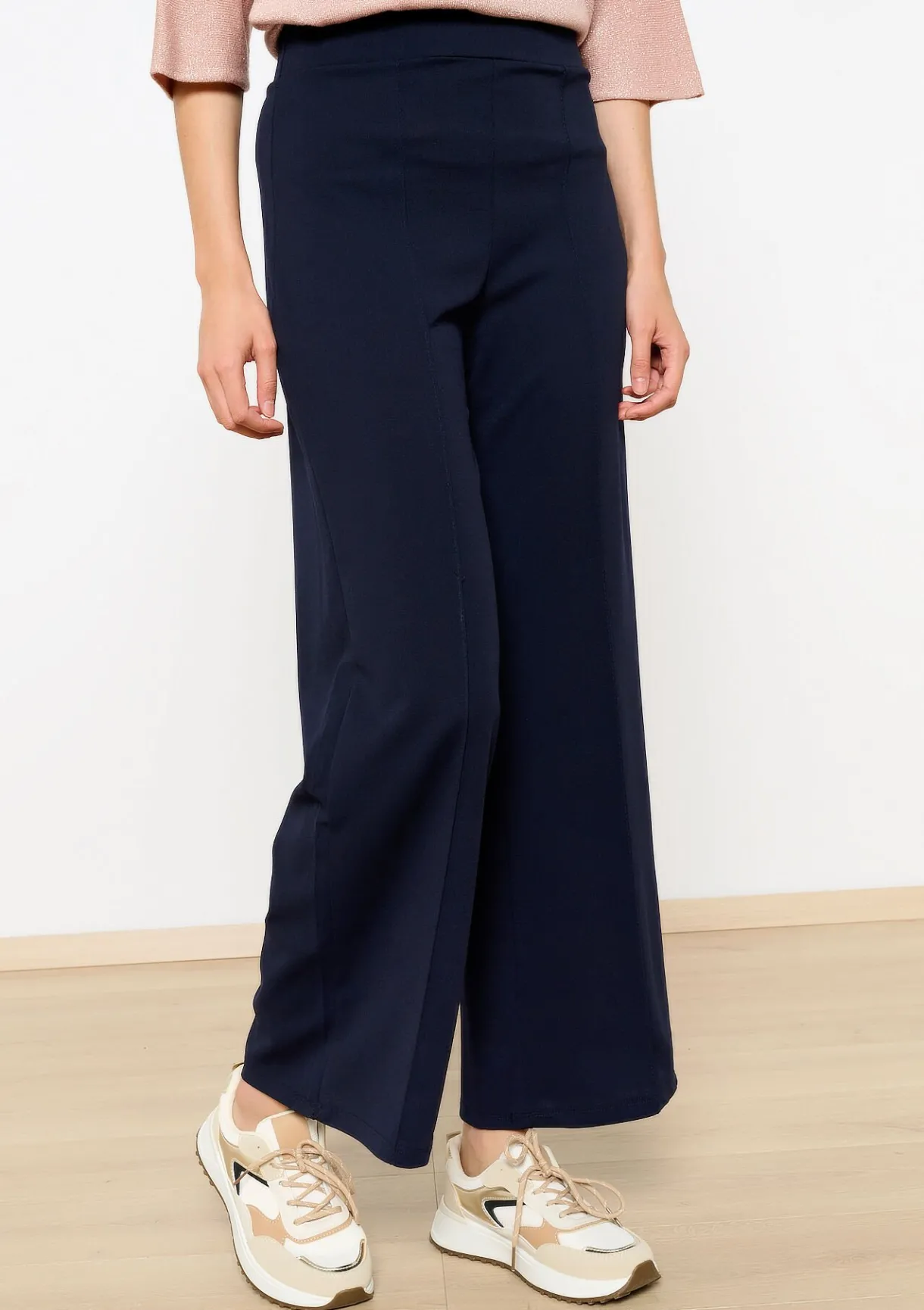 LolaLiza Wijde pantalon- Broeken
