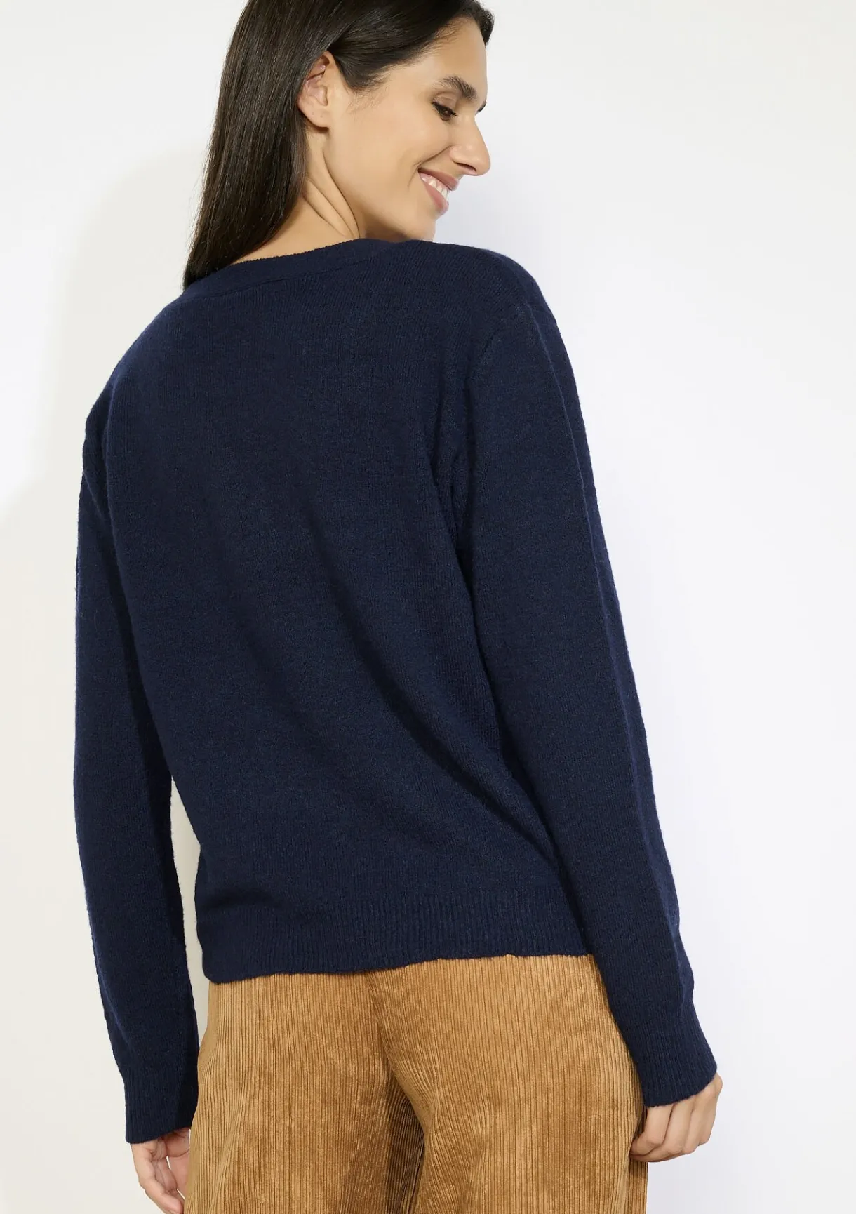 LolaLiza Zachte V-hals trui- Truien En Cardigans